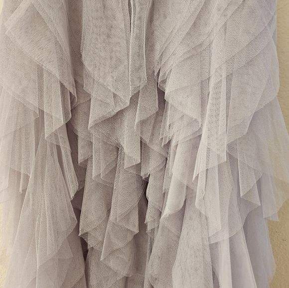 *NWOT* Alice Girl's Silver Layered tulle Dress in size 11 - Picture 3 of 6
